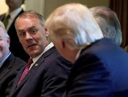 Interior chief says one-third of employees not loyal to Trump