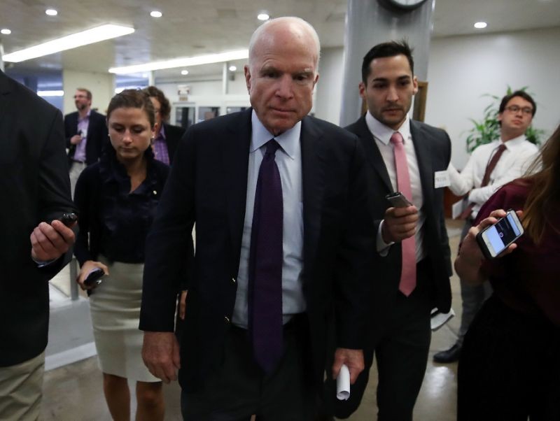 US Senator John McCain Torpedoes Republican Effort To Repeal Obamacare