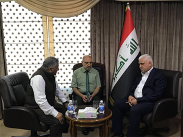 V K Singh Meets Iraqi FM In Baghdad