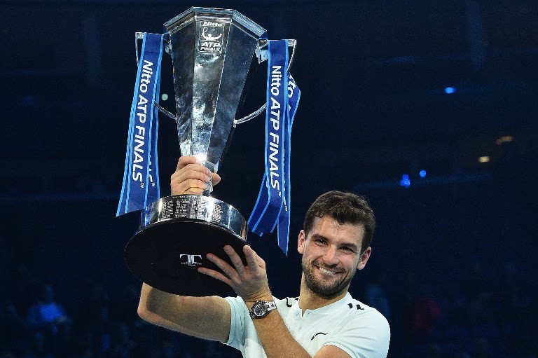 Dimitrov beats Goffin to win ATP Finals