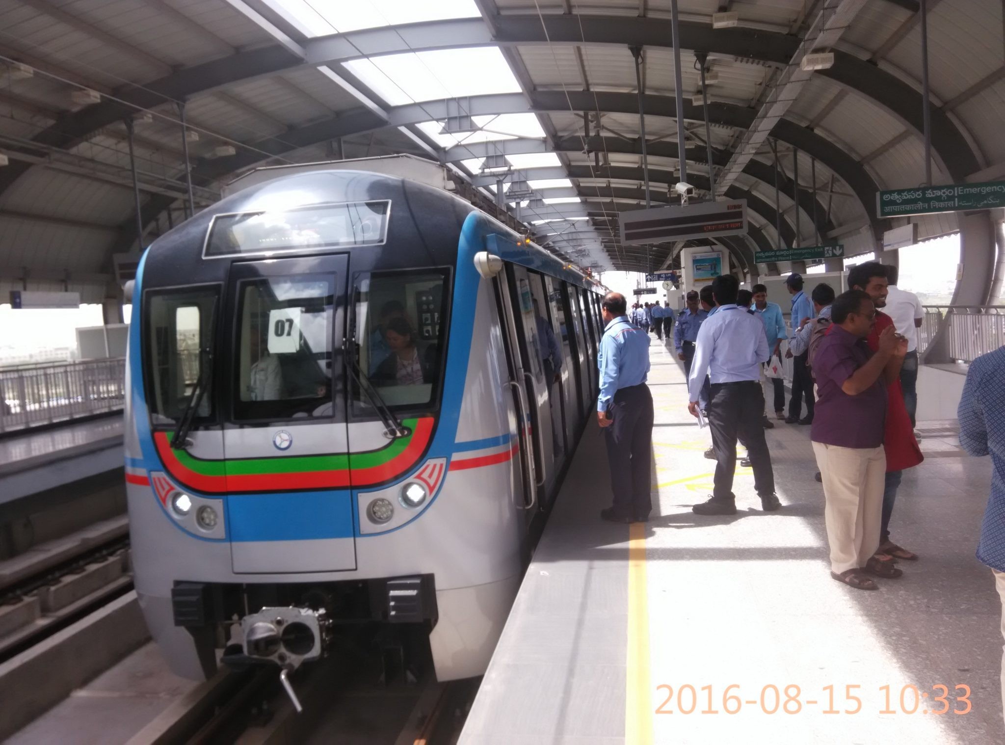 Excitement Among Hyderabadis As Metro Rail Services Become Operative From Today