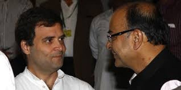 Jaitley and Rahul trade barbs on Twitter in world bank index