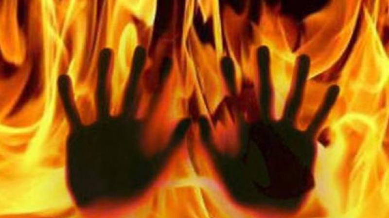 Woman Burnt Alive For Resisting Rape In UP