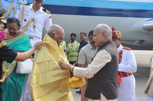 President Kovind arrives in TN, visits Kalam memorial