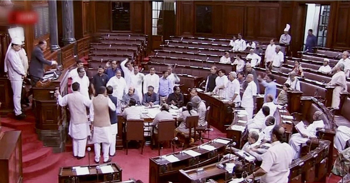 Cong continues to disrupt RS for third consecutive day, demanding apology from PM