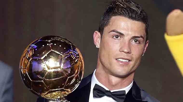 Cristiano Ronaldo of Portuguese football star wins fifth Ballon d’Or award