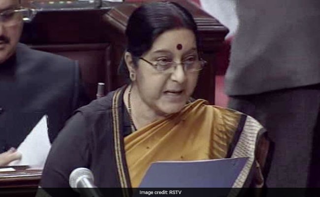 Sushma Swaraj makes statement in RS: Pak has turned Kulbhushan Jadhav’s meeting with family into a propoganda tool