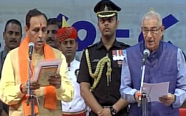 Vijay Rupani sworn-in as chief minister of Gujarat