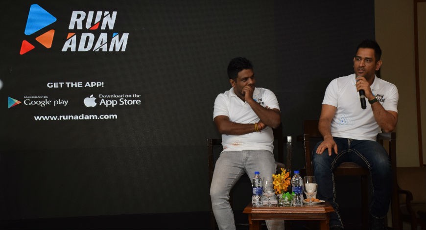 Dhoni Launches Run Adam To Help Youngsters Sporting Dreams..!!