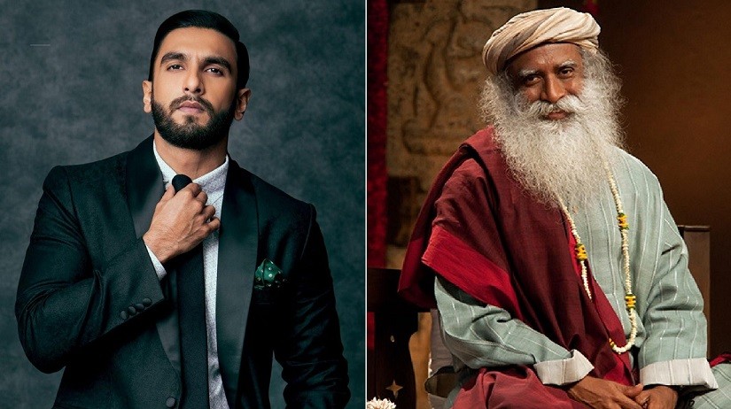 Ranveer Singh breaks into a funny dance with Sadhguru