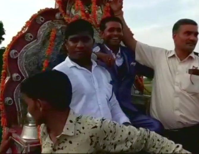 Finally, UP Dalit groom takes out 'baraat' through upper-caste area