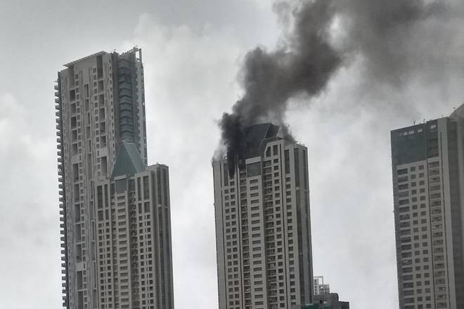 Mumbai: Fire breaks out in BeauMonde tower in Worli