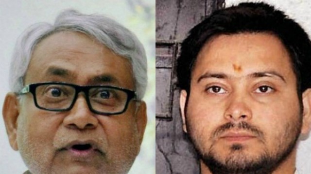 'Today's youth enter politics because of their families': Nitish taunts Tejashwi