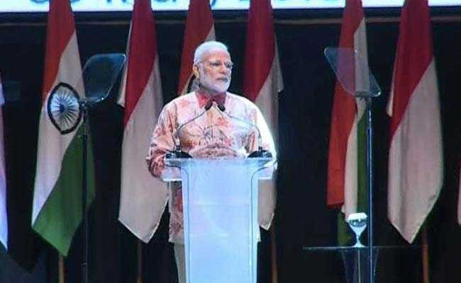 WATCH : PM Modi addresses Indian community in Jakarta