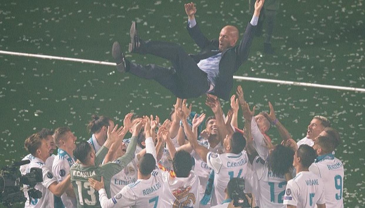 Real Madrid Players Shower Tributes To Outgoing Zinedine Zidane