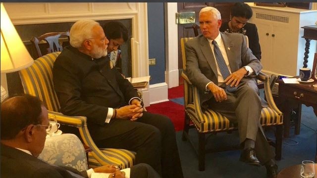 India a positive factor in regional and international relations: US VP Mike Pence tells PM Modi