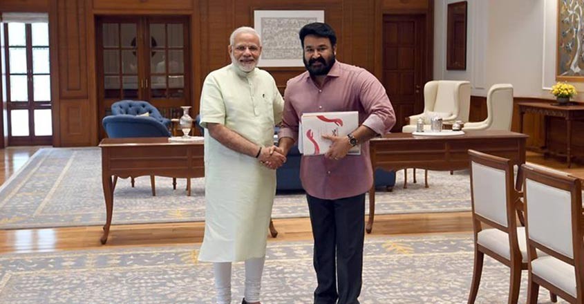 Ready to help Kerala irrespective of politics: PM to actor Mohanlal