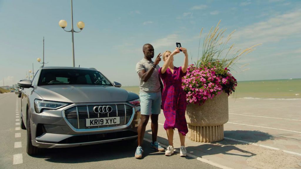 Audi UK teams with Georgie Barrat & Ortis Deley to debunk common electric vehicle myths in the Audi e-tron