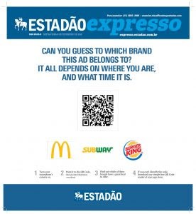 Isobar and leading Brazilian newspaper Estadão launch the first programmatic digital ad in print