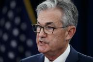 US stocks trade higher after Powell testimony