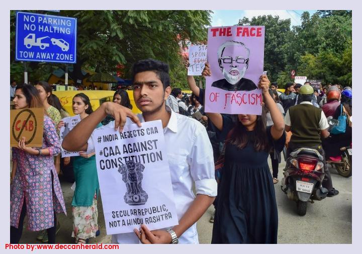 Hyderabad police remove provocative banner after protest