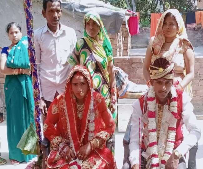 Groom goes on motorbike to marry his bride in UP