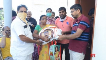 Elderly couple in TN home delivered 10kg rice bags to poor