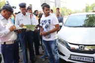 Man drags traffic cop on car's bonnet, video goes viral