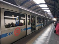 Delay in Delhi Metro's blue line due to passenger on track