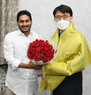 Chennai South Korean Consul General calls on Andhra CM