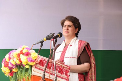 Oxygen shortage due govt failure: Priyanka Gandhi Vadra