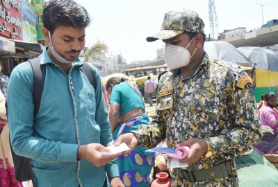 Telangana starts penalising those not wearing masks