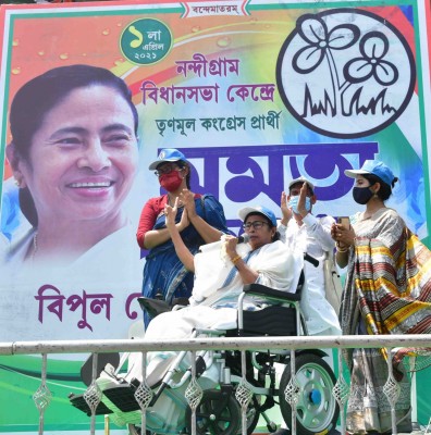 BJP engineering communal strife to win polls: Mamata