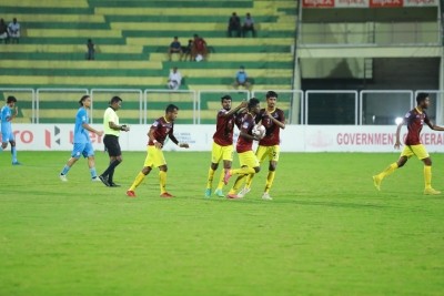 Santosh Trophy: Karnataka thrash Gujarat 4-0 to qualify for semis