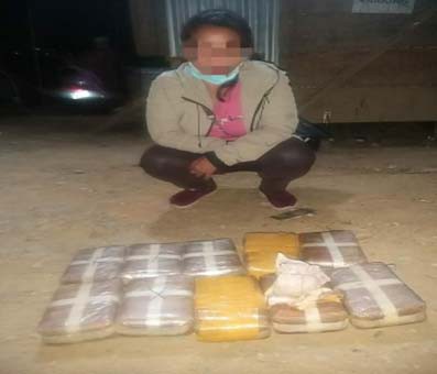 Smuggled drugs seized in Mizoram, one held