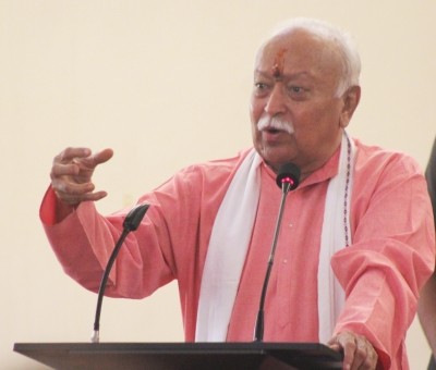 Mohan Bhagwat, RSS, Sangh leaders put Tricolour as DP on social media accounts