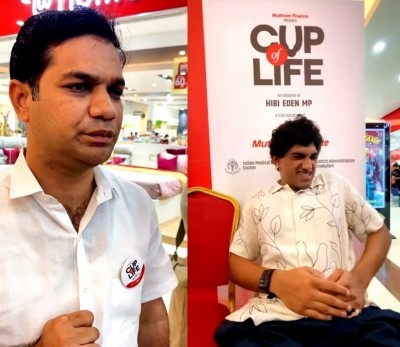 Men feel irritating pain in experiment with period pain stimulators in Kochi mall