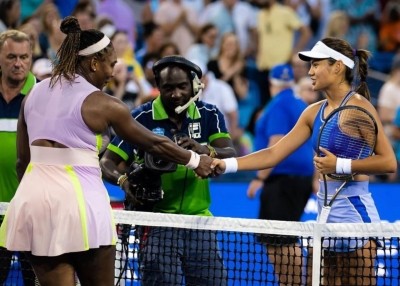 Raducanu beats Serena Williams in Western & Southern Open first round