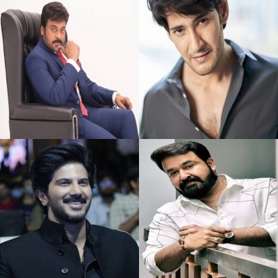 Mohanlal, Mahesh Babu, Allu Arjun, Dulquer wish Chiranjeevi happy b'day