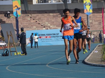 Continue with the good work, Neeraj Chopra tells race walker Khatri