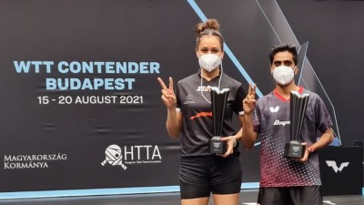 Table Tennis: Manika-Sathiyan pair wins WTT Contender mixed doubles title