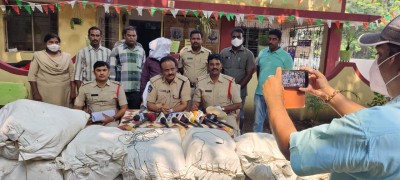 Andhra Police seize 620 kg marijuana on way to Maha, arrest one