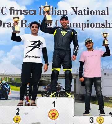 Muddappa posts fastest time as Bengaluru riders dominate drag races