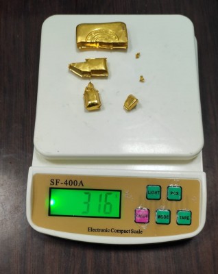 Gold seized from passenger at Hyderabad Airport