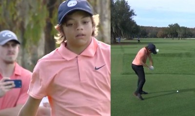 Mark Waugh, Vaughan praise Woods Jr's golfing skills