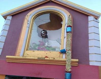 Saint Anthony statue vandalised in Karnataka