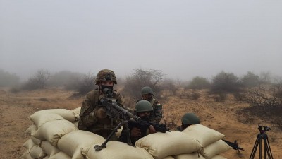 India, US soldiers hold joint counter-terrorism drill in desert