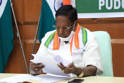 Puducherry CM resigns as Cong-led govt falls ahead of floor test