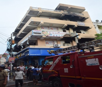 12 rescued after 4-storey building catches fire in Delhi