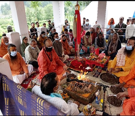 Amarnath Yatra: Charri Mubarak taken for 'Bhoomi Pujan' to Pahalgam